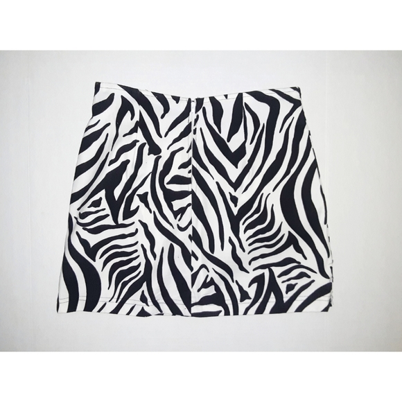 Jane Baar Zebra Print Zip-Back Mini Skirt - Picture 13 of 16
